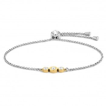 Tommy Hilfiger® Women's Stainless Steel Bracelet - Silver/Gold 2780540 #1