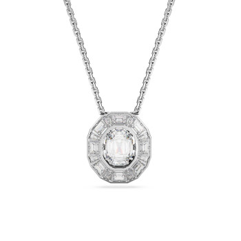 Swarovski® 'Mesmera' Women's Base Metal Necklace - Silver 5669915