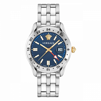 Versace® Analogue 'Greca Time Gmt' Men's Watch VE7C00523