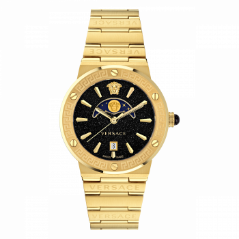 Versace® Analogue 'Greca Logo Moonphase' Women's Watch VE7G00323