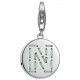 Esprit® 'Letter Fabric N' Women's Sterling Silver Charm - Silver ESCH91136A000