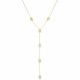 Gena.paris® 'Gabriella' Women's Sterling Silver Necklace - Gold GC1580-Y