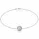 Orphelia® 'Gilda' Women's Whitegold 18C Bracelet - White AD-1029
