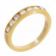 Orphelia® Women's Yellow gold 18C Ring - Gold RD-3052