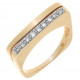 Orphelia® Women's Yellow gold 18C Ring - Gold RD-33035
