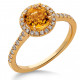 Orphelia® Women's Yellow gold 18C Ring - Gold RD-3925