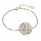 Women's Sterling Silver Bracelet - Silver ZA-1879