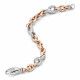Orphelia® Women's Sterling Silver Bracelet - Rose ZA-7160