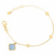 Orphelia® Women's Sterling Silver Bracelet - Gold ZA-7169/G