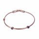 Women's Sterling Silver Bracelet - Rose ZA-7415/RG
