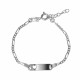 Child Unisex's Sterling Silver Bracelet - Silver ZA-7457