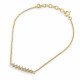 Orphelia® 'Shine' Women's Sterling Silver Bracelet - Gold ZA-7546/G