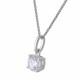 Orphelia® Women's Sterling Silver Chain with Pendant - Silver ZH-7010