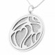 Orphelia® 'Anabel' Women's Sterling Silver Chain with Pendant - Silver ZH-7097