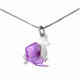 'Celinia' Child Unisex's Sterling Silver Chain with Pendant - Silver ZH-7134
