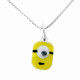 'Minion' Child Unisex's Sterling Silver Chain with Pendant - Silver ZH-7135/1