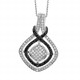 Orphelia® Women's Sterling Silver Chain with Pendant - Silver ZH-7240/1