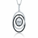Orphelia® Women's Sterling Silver Chain with Pendant - Silver ZH-7242