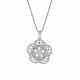 Orphelia® Women's Sterling Silver Chain with Pendant - Silver ZH-7309