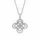Orphelia® Women's Sterling Silver Chain with Pendant - Silver ZH-7310