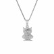 Orphelia® Women's Sterling Silver Chain with Pendant - Silver ZH-7339