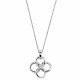 Orphelia® 'Aida' Women's Sterling Silver Chain with Pendant - Silver ZH-7472