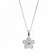 Women's Sterling Silver Chain with Pendant - Silver ZH-7479