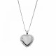 Women's Sterling Silver Chain with Pendant - Silver ZH-7491