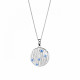 Orphelia® 'Babette' Women's Sterling Silver Chain with Pendant - Silver ZH-7504