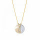 Orphelia® 'Moragene' Women's Sterling Silver Chain with Pendant - Gold ZH-7506/G
