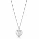 Orphelia® 'Euphoria' Women's Sterling Silver Chain with Pendant - Silver ZH-7522