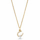 Orphelia® 'Aurora' Women's Sterling Silver Chain with Pendant - Silver/Gold ZH-7525/G