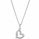 Orphelia® 'Cecilia' Women's Sterling Silver Pendant with Chain - Silver ZH-7584