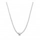 Orphelia® 'Faye' Women's Sterling Silver Necklace - Silver ZK-7157