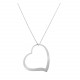 Orphelia® 'Becky' Women's Sterling Silver Chain with Pendant - Silver ZK-7193