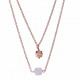 Orphelia® 'Joelle' Women's Sterling Silver Necklace - Rose ZK-7432