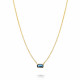 'Ultimate' Women's Sterling Silver Necklace - Gold ZK-7567/G