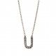 Orphelia® Unisex's Sterling Silver Chain with Pendant - Silver ZK-ALPHA/U