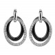 Orphelia® 'Alvia' Women's Sterling Silver Drop Earrings - Silver ZO-7067