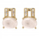 Orphelia® 'Alena' Women's Sterling Silver Stud Earrings - Gold ZO-7122/G