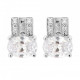 Alena Sterling Silver Stud Earrings ZO-7122