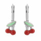 Apple Sterling Silver Drop Earrings ZO-7149/2