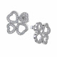 Orphelia® 'Rilla' Women's Sterling Silver Stud Earrings - Silver ZO-7356
