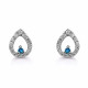 Orphelia® 'Kiana' Women's Sterling Silver Stud Earrings - Silver ZO-7487