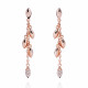 Orphelia® 'Loana' Women's Sterling Silver Drop Earrings - Rose ZO-7505/RG