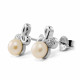 Orphelia® 'Elisabeth' Women's Sterling Silver Stud Earrings - Silver ZO-7511