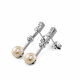 Orphelia® 'Maxime' Women's Sterling Silver Drop Earrings - Silver ZO-7514