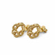 Orphelia® 'Estelle' Women's Sterling Silver Stud Earrings - Gold ZO-7516/G