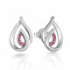 Orphelia® 'Dazzle' Women's Sterling Silver Stud Earrings - Silver ZO-7518/R