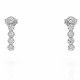 Orphelia® 'Bling' Women's Sterling Silver Drop Earrings - Silver ZO-7547